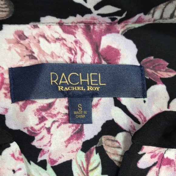 Rachel Roy Ally Floral-Print Belted ShirtdrESS - Picture 8 of 9